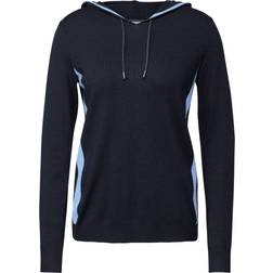 Cecil Kuscheliger Hoodie - Blaumeliert