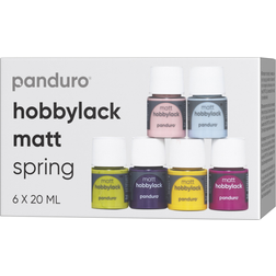 Panduro Hobby Hobbylak Mat 6 x 20 ml Spring
