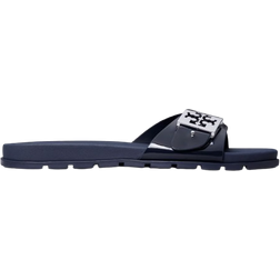 Tory Burch Buckle Slide - New Navy/Silver