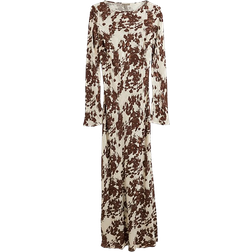 River Island Abstract Print Maxi Dress - Brown