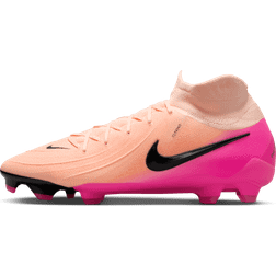 Nike Phantom Luna II Pro FG Soccer Cleats - Crimson Tint/Black/Pink Blast