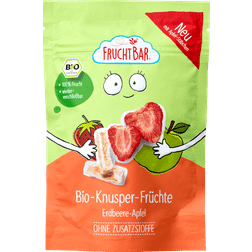 Fruchtbar FruchtBar Øko Knasefrugt Jordbær-æble 1396.67 DKK 15g 1pak