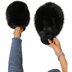 Shein Fluffy Winter House Slippers - Fluffy
