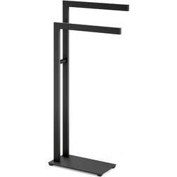 Zack Linea Black Stainless Steel Towel Stand