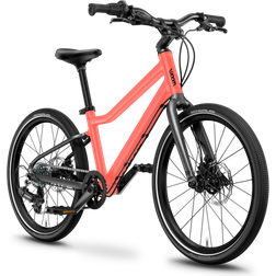 Woom Explore 4 20in 2025 - Neon Coral Børnecykel