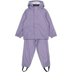 Mikk-Line Girl's Rain Gear - Violet