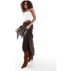 Stradivarius STR Bandeau Topp - Vit/A