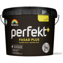 Beckers Akrylatfärg Perfekt Fasad Plus Träfasadsfärg Linen 9L