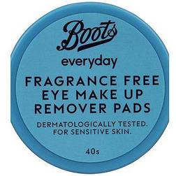 Boots Fragrance Free Eye Make Up Remover Pads 40-pack