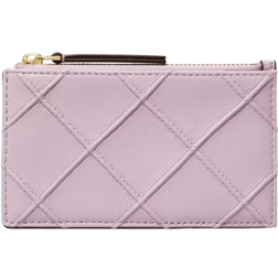 Tory Burch Fleming Soft Zip Card Case - Pale Purple