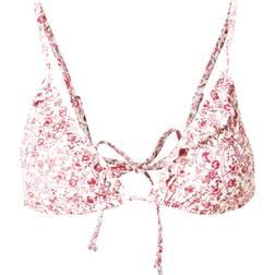 Becksöndergaard Fleuriella Bella Frill Bikini Top - Rosa