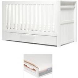 Mamas & Papas Franklin Cotbed Luxury Hybrid Twin Mattress Bundle