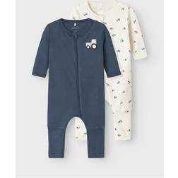 Name It Pyjamas Nbm Nightsuit 2-pack - Flerfärgad