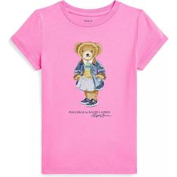 Polo Ralph Lauren Kids Cotton Bear T-Shirt - Laguana Pink