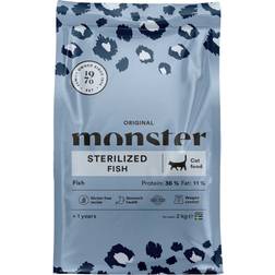 Monster Original Sterilized Fish Kattfoder 6 2kg