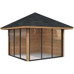 Palmako Anneks Med Skydedør Bianca 201 8.3 M² Brun