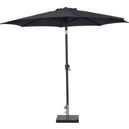 SunLife Parasoll M/Vev Tilt Svart Ø3 m