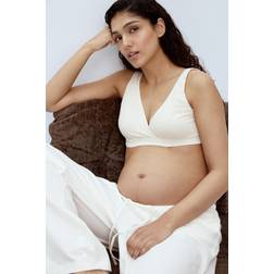 H&M Beige MAMA 2-pak Amme-Bh I Bomuld Size S