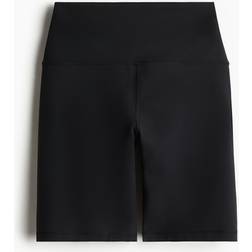H&M Sports Cycling Shorts with SoftMove Lycra - Black