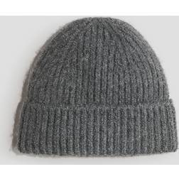H&M Ribbad Beanie - Grå