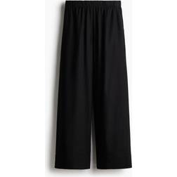 H&M Sort Vide Bukser I Hørblanding -