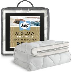 Sealy Airflow Topper Double 4'6 Mattress Cover White