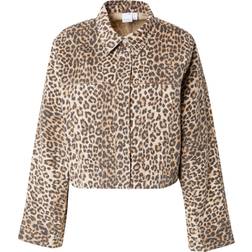 Vero Moda Vmnixi Denimjakke - Brun/Cappuccino/Mørkebrun