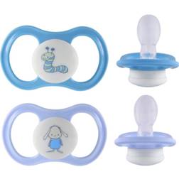 Esska Happy Glow 4+m Silikon Blå 2-pack