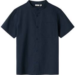 Name It Skjorta NkmFalinnen SS Shirt - Blå
