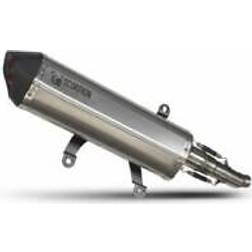 Scorpion Serket Parallel Silencer Stainless Steel Yamaha Xmax 300 2017-2020