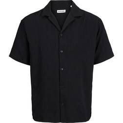 Jack & Jones Jjematteo Resort Shirt SS SN Black