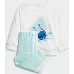 adidas Disney Lilo & Stitch Jogger Set Kids - White/Semi Flash Aqua