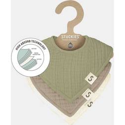 Stuckies Högabsorberande Dregglisar 3-pack Mata & Äta Unisex Flerfärgad ONESIZE