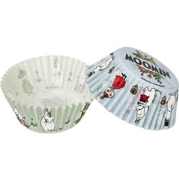 Design House Muffinsformar 24-pack Ljusblå/Grön Muffinsform