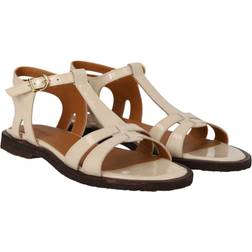 Angulus Klassisk Remsandal Kvinde - Beige Flade