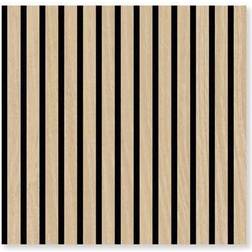 Jangal Modular Wall Akustikpaneel 520 x 520 x 10 mm Eiche Braun 3D