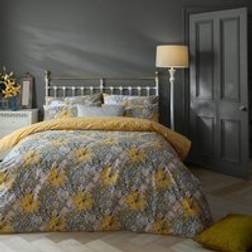 William Morris Golden Lily 100% Cotton and Pillowcase Set - Duvet Cover Yellow