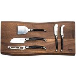 Laguiole Set 5 Serveringsbräda Set 5 Delar Svart Ostbricka 5st