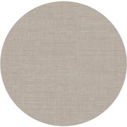 Redlunds Rund Vaxduk LINNELOOK 140cm Enfärgad Bordsduk Beige