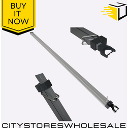 Addis Square Grey Washing Line Prop Heavy Duty Extendable Clothes Dryer Pole