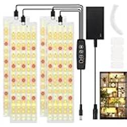 BORDEAG Växtlampa 540 Lysdioder 4 Stycken LED-Odlingslampor