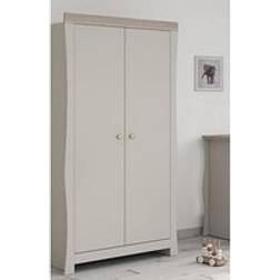Little Acorns Celeste Double Wardrobe Cashmere Grey Ash