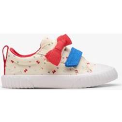 Clarks Matilda Foxing Bow Toddler Standard Fit - Beige