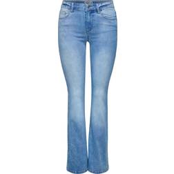 Only Medelhög Midja Utsvängd Passform Jeans