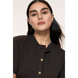 H&M Fine-knit Cardigan - Brown
