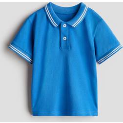 H&M Baby Piqué Polo Shirt - Blue