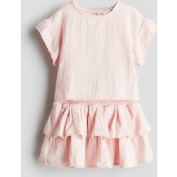 H&M 2-Piece Cotton Muslin Set - Pink