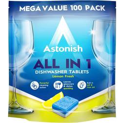 Astonish All in 1 Dishwasher Tablets Lemon Scent 100 Tablets