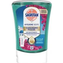 SAGROTAN Nachfüller Hygieneseife No Touch Floral Coast 250 ml blau