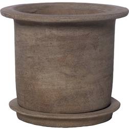 Ernst Terrakottakruka 17 cm med Fat Ø24 cm - Brun